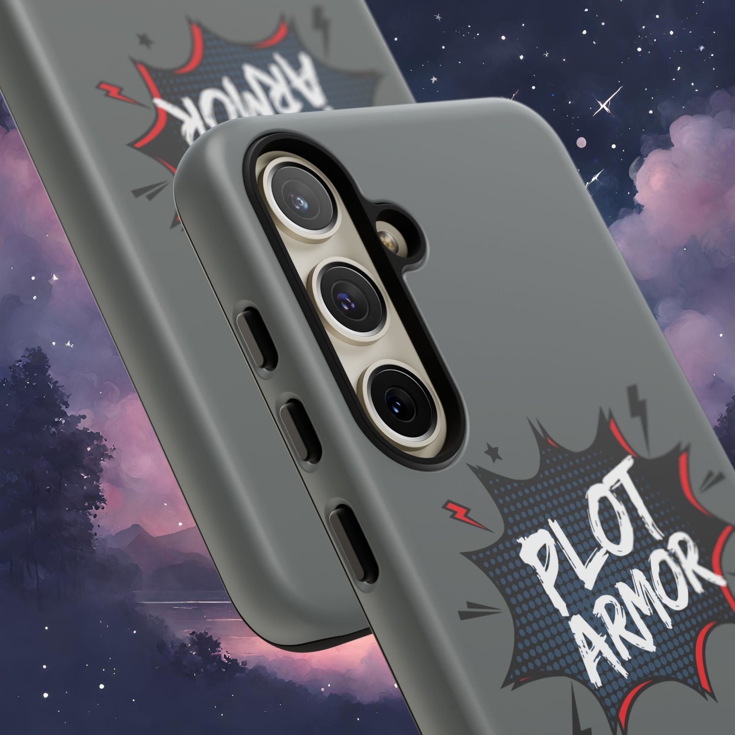 Plot Armor Phone Case | Tough Cases for Gamers, Gift for Nerds, Phone Accessories for Gamers, Protective Case, Playful Design