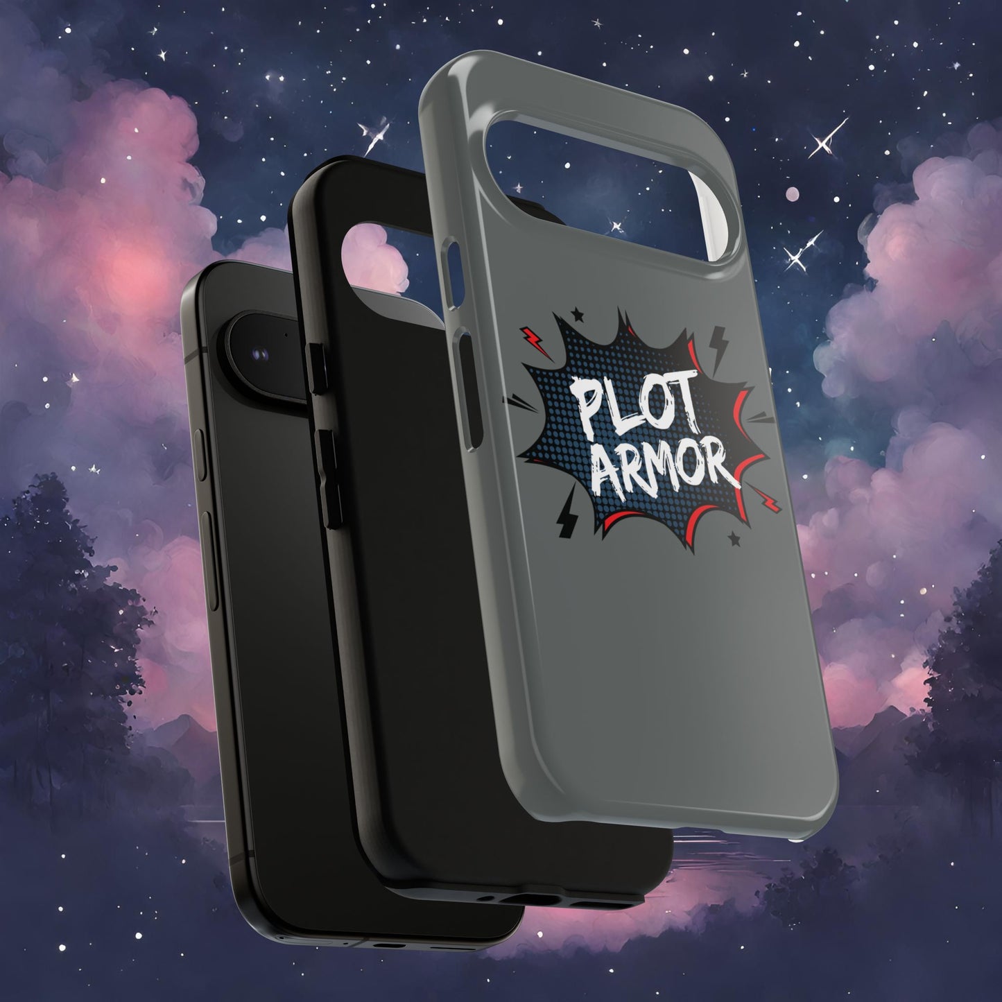 Plot Armor Phone Case | Tough Cases for Gamers, Gift for Nerds, Phone Accessories for Gamers, Protective Case, Playful Design