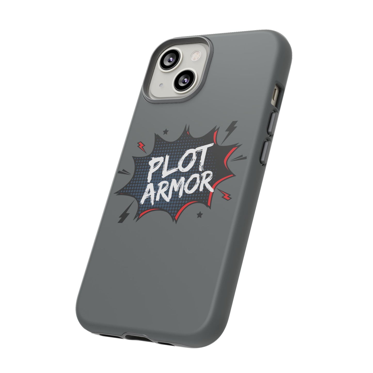 Plot Armor Phone Case | Tough Cases for Gamers, Gift for Nerds, Phone Accessories for Gamers, Protective Case, Playful Design