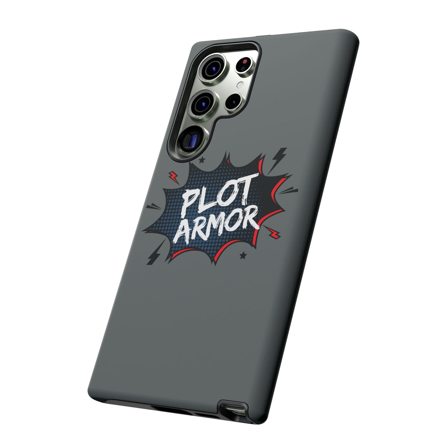 Plot Armor Phone Case | Tough Cases for Gamers, Gift for Nerds, Phone Accessories for Gamers, Protective Case, Playful Design