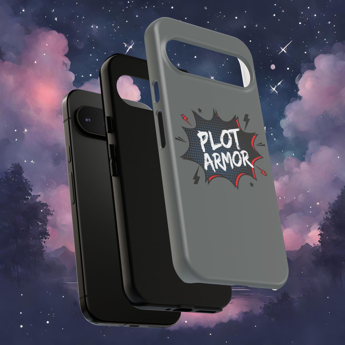 Plot Armor Phone Case | Tough Cases for Gamers, Gift for Nerds, Phone Accessories for Gamers, Protective Case, Playful Design