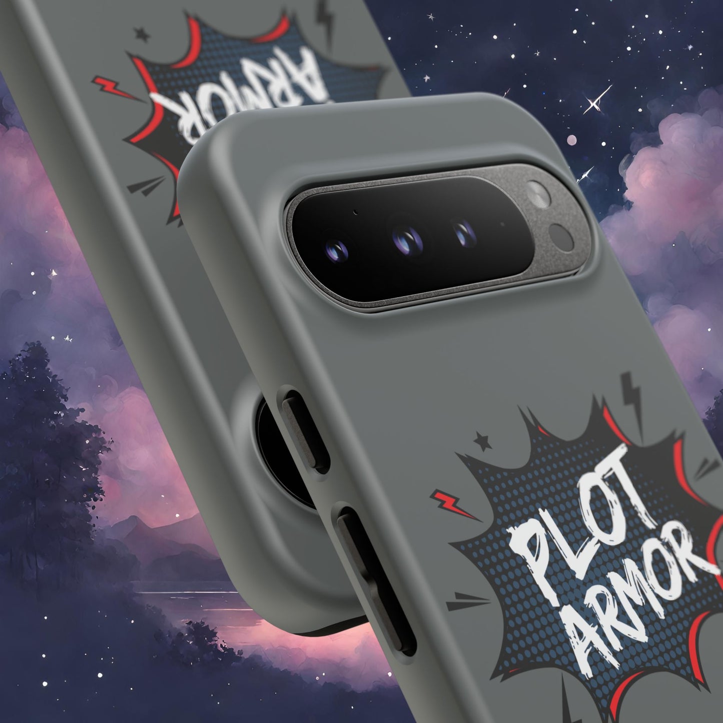 Plot Armor Phone Case | Tough Cases for Gamers, Gift for Nerds, Phone Accessories for Gamers, Protective Case, Playful Design