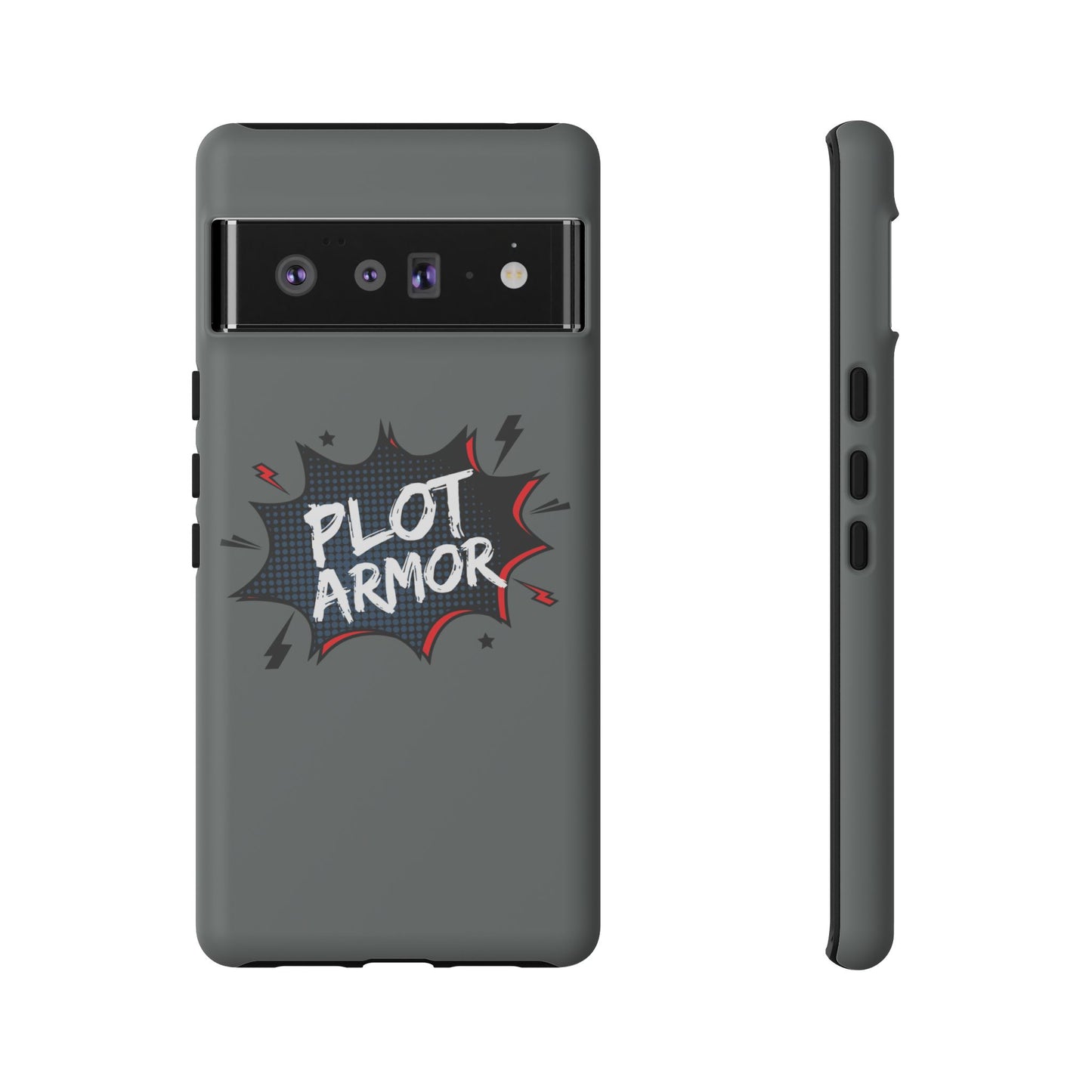 Plot Armor Phone Case | Tough Cases for Gamers, Gift for Nerds, Phone Accessories for Gamers, Protective Case, Playful Design