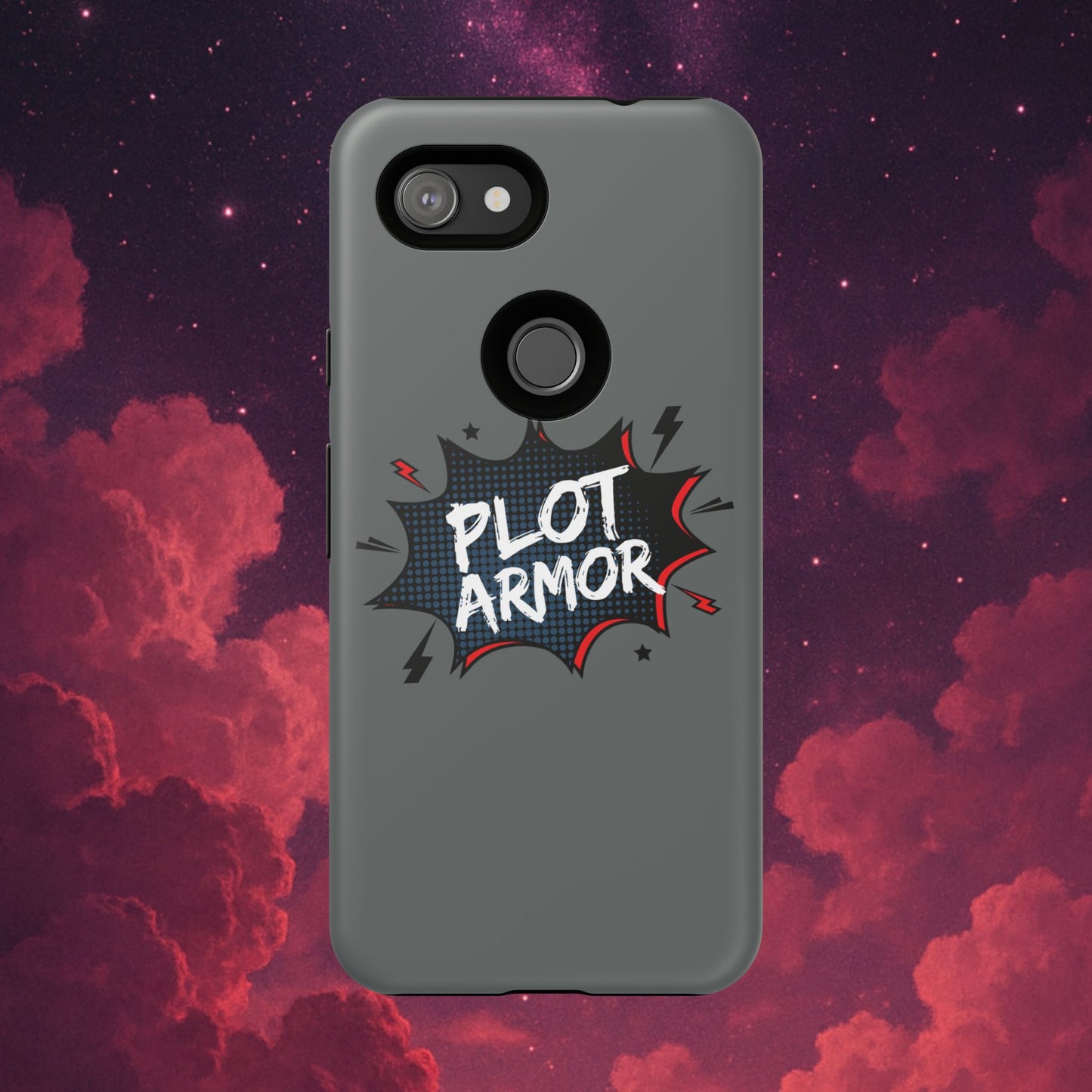 Plot Armor Phone Case | Tough Cases for Gamers, Gift for Nerds, Phone Accessories for Gamers, Protective Case, Playful Design
