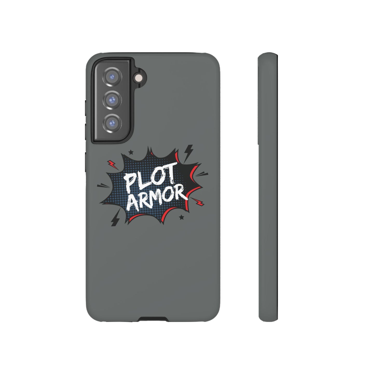 Plot Armor Phone Case | Tough Cases for Gamers, Gift for Nerds, Phone Accessories for Gamers, Protective Case, Playful Design