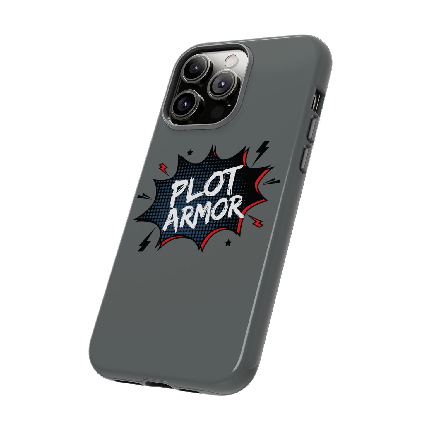 Plot Armor Phone Case | Tough Cases for Gamers, Gift for Nerds, Phone Accessories for Gamers, Protective Case, Playful Design