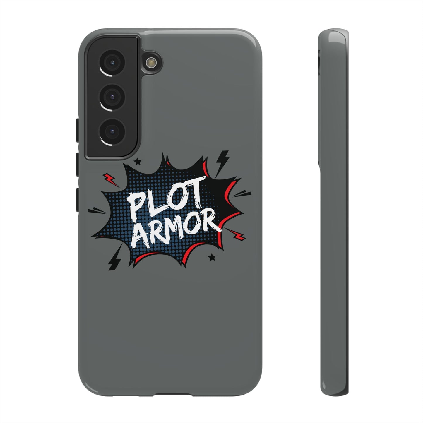 Plot Armor Phone Case | Tough Cases for Gamers, Gift for Nerds, Phone Accessories for Gamers, Protective Case, Playful Design