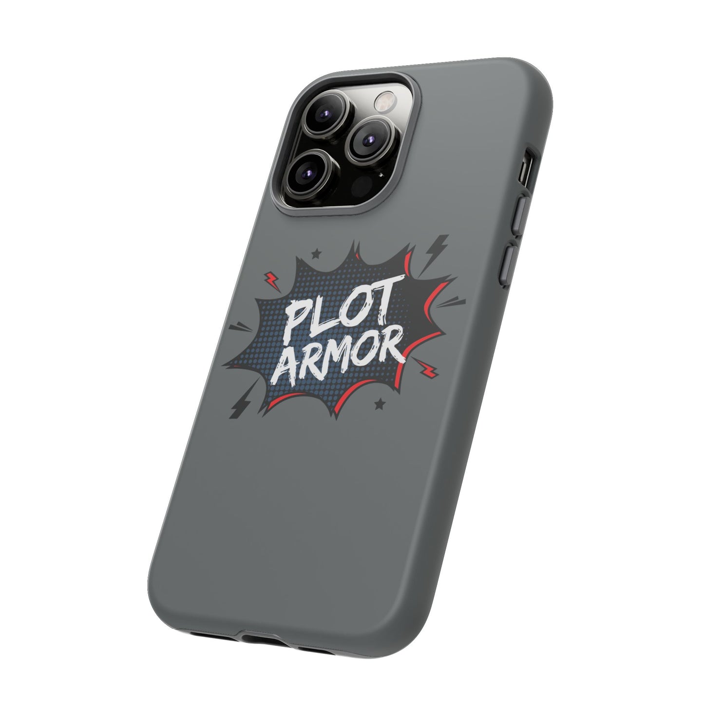 Plot Armor Phone Case | Tough Cases for Gamers, Gift for Nerds, Phone Accessories for Gamers, Protective Case, Playful Design