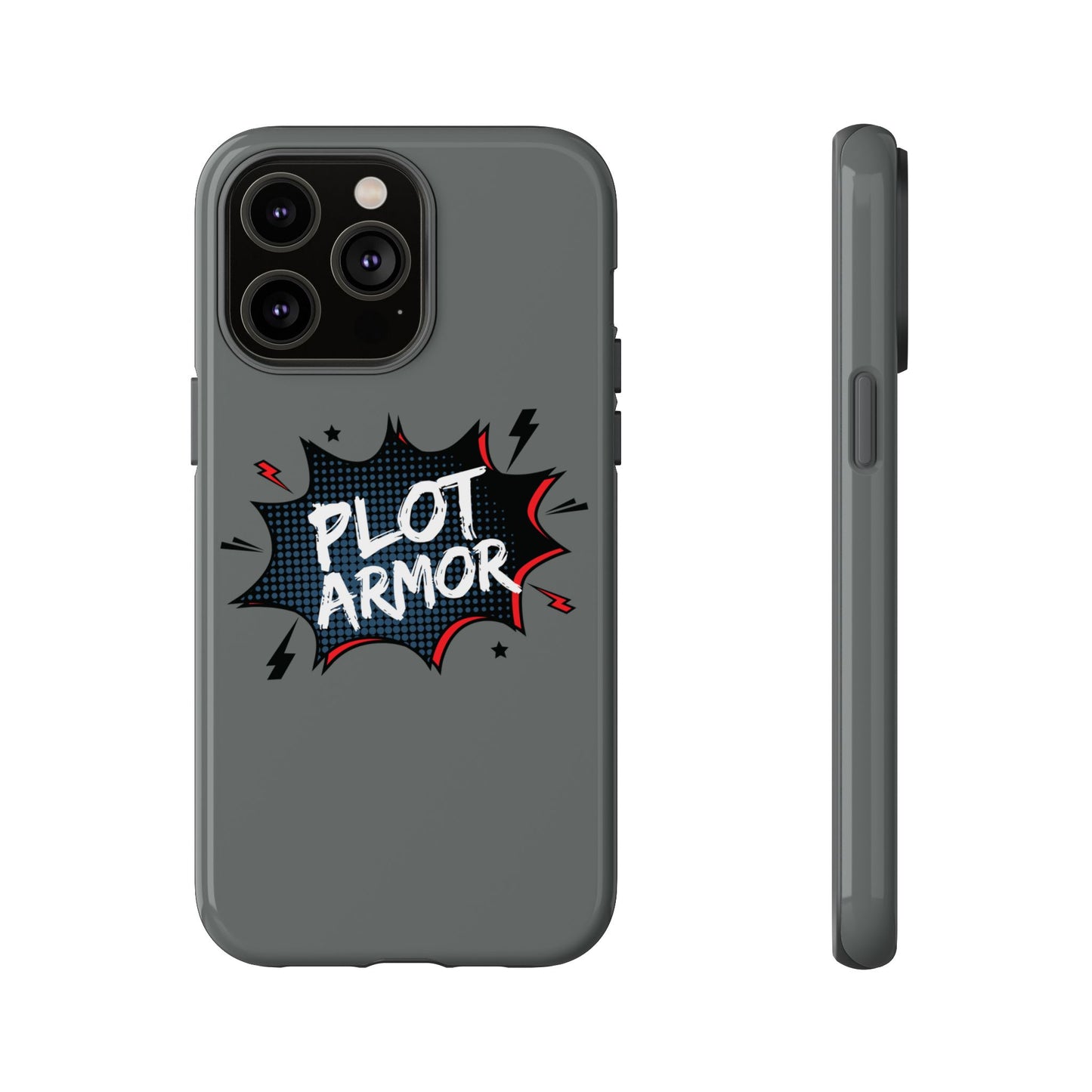 Plot Armor Phone Case | Tough Cases for Gamers, Gift for Nerds, Phone Accessories for Gamers, Protective Case, Playful Design