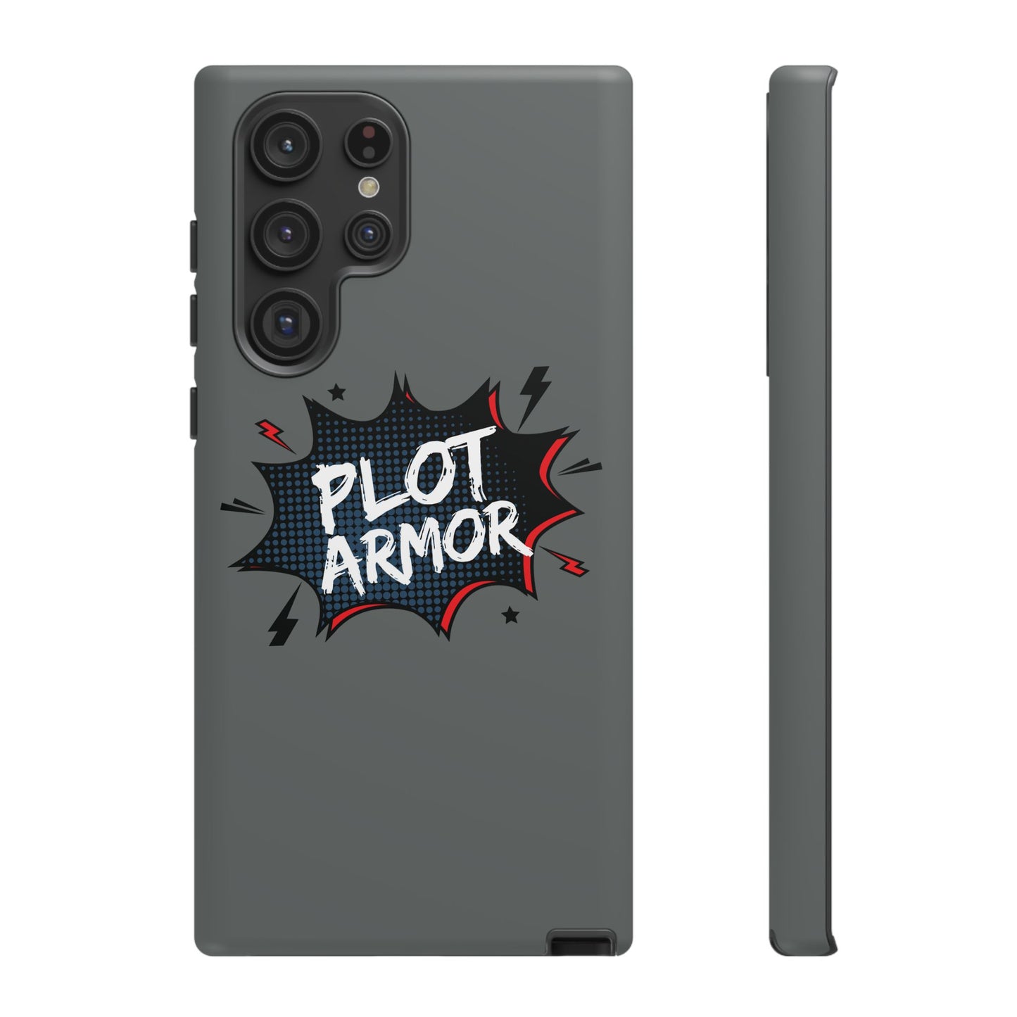 Plot Armor Phone Case | Tough Cases for Gamers, Gift for Nerds, Phone Accessories for Gamers, Protective Case, Playful Design