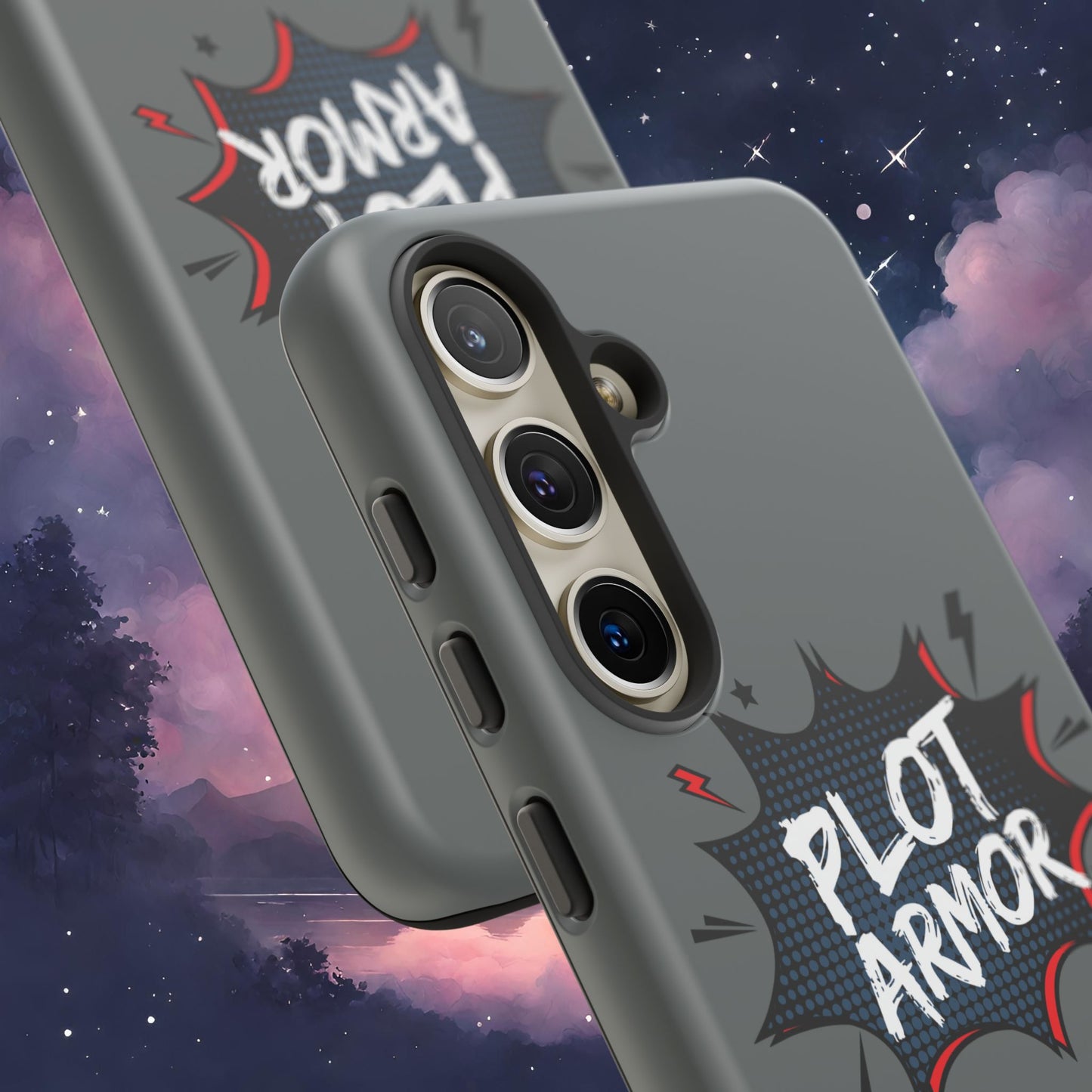 Plot Armor Phone Case | Tough Cases for Gamers, Gift for Nerds, Phone Accessories for Gamers, Protective Case, Playful Design