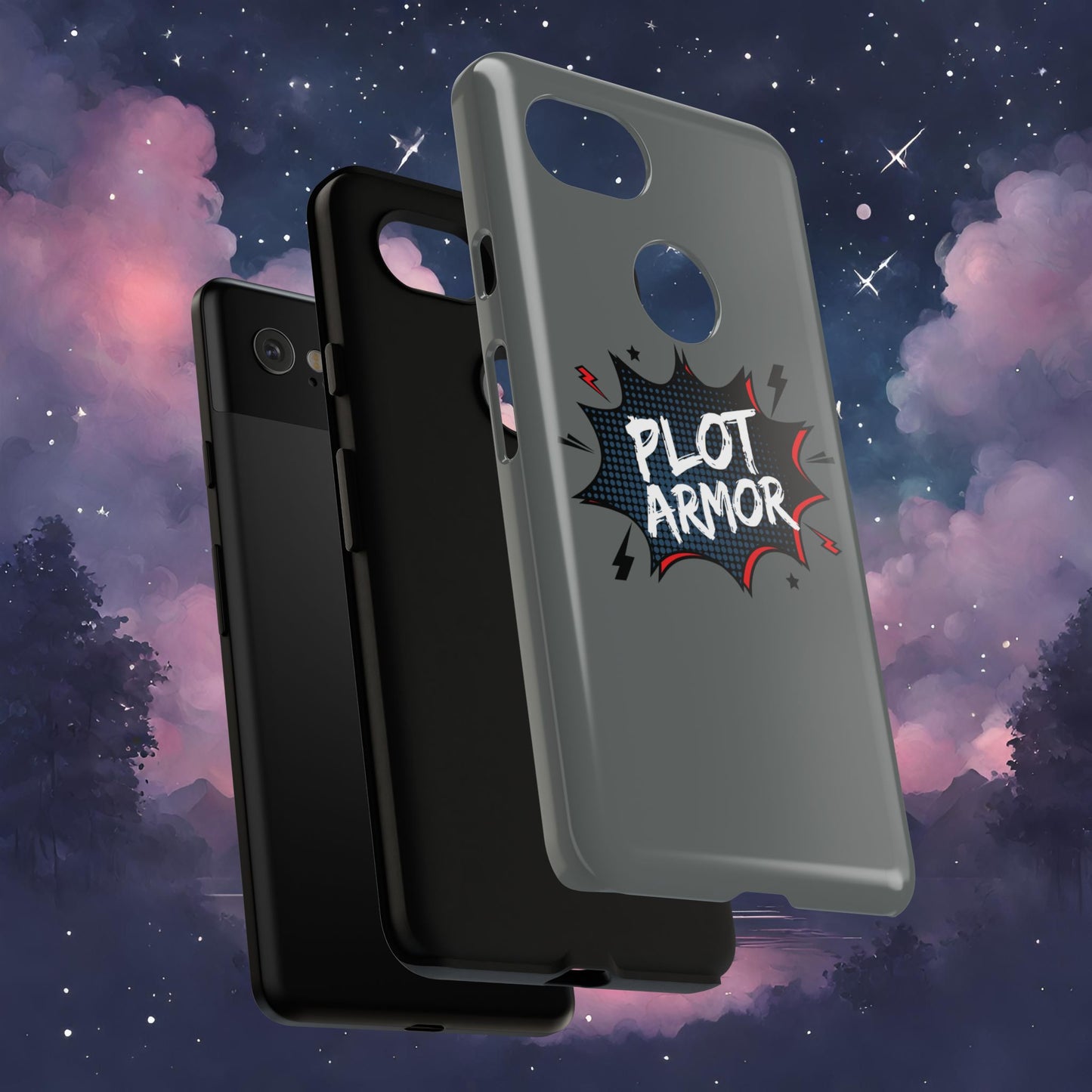 Plot Armor Phone Case | Tough Cases for Gamers, Gift for Nerds, Phone Accessories for Gamers, Protective Case, Playful Design