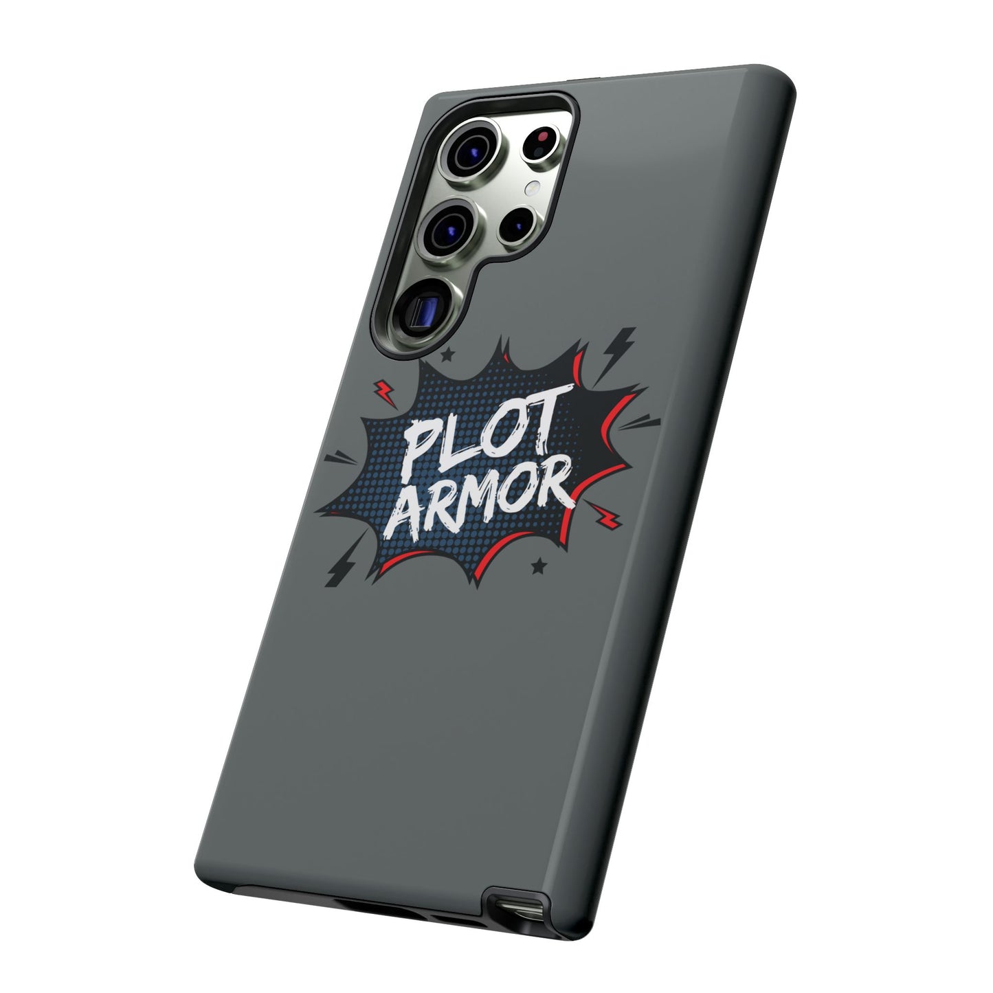Plot Armor Phone Case | Tough Cases for Gamers, Gift for Nerds, Phone Accessories for Gamers, Protective Case, Playful Design