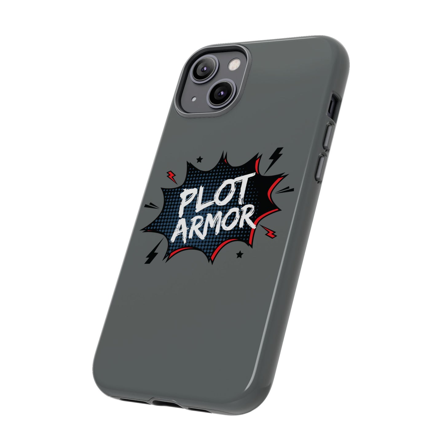 Plot Armor Phone Case | Tough Cases for Gamers, Gift for Nerds, Phone Accessories for Gamers, Protective Case, Playful Design