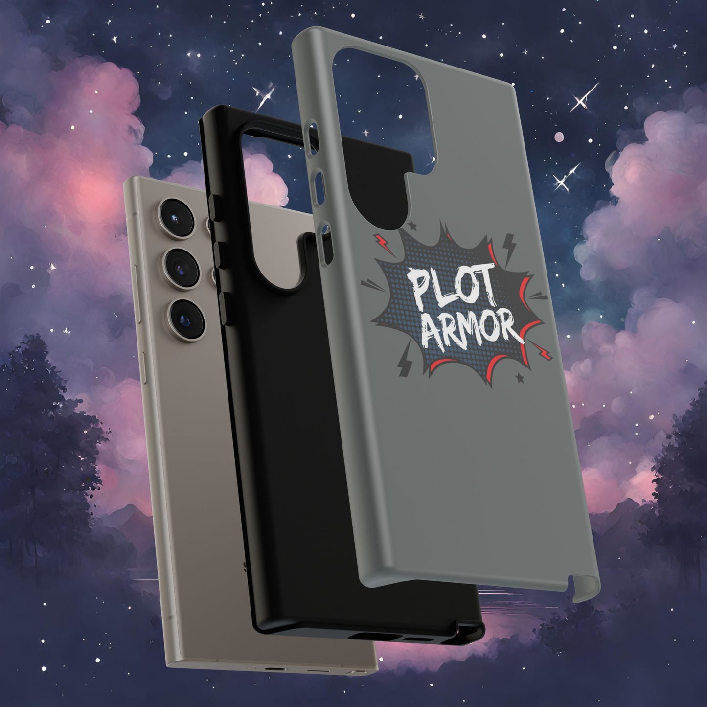 Plot Armor Phone Case | Tough Cases for Gamers, Gift for Nerds, Phone Accessories for Gamers, Protective Case, Playful Design