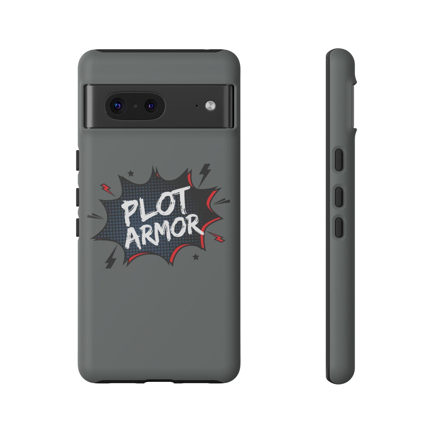 Plot Armor Phone Case | Tough Cases for Gamers, Gift for Nerds, Phone Accessories for Gamers, Protective Case, Playful Design