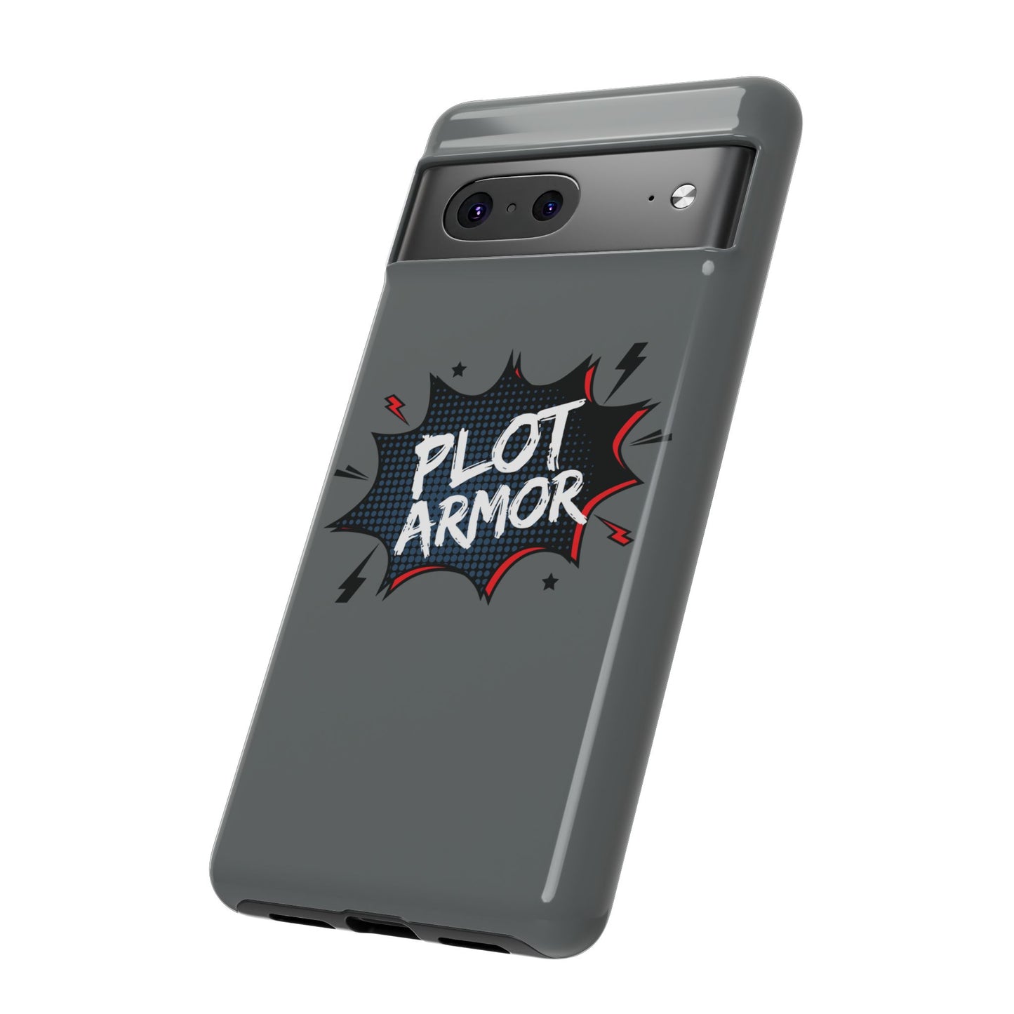 Plot Armor Phone Case | Tough Cases for Gamers, Gift for Nerds, Phone Accessories for Gamers, Protective Case, Playful Design