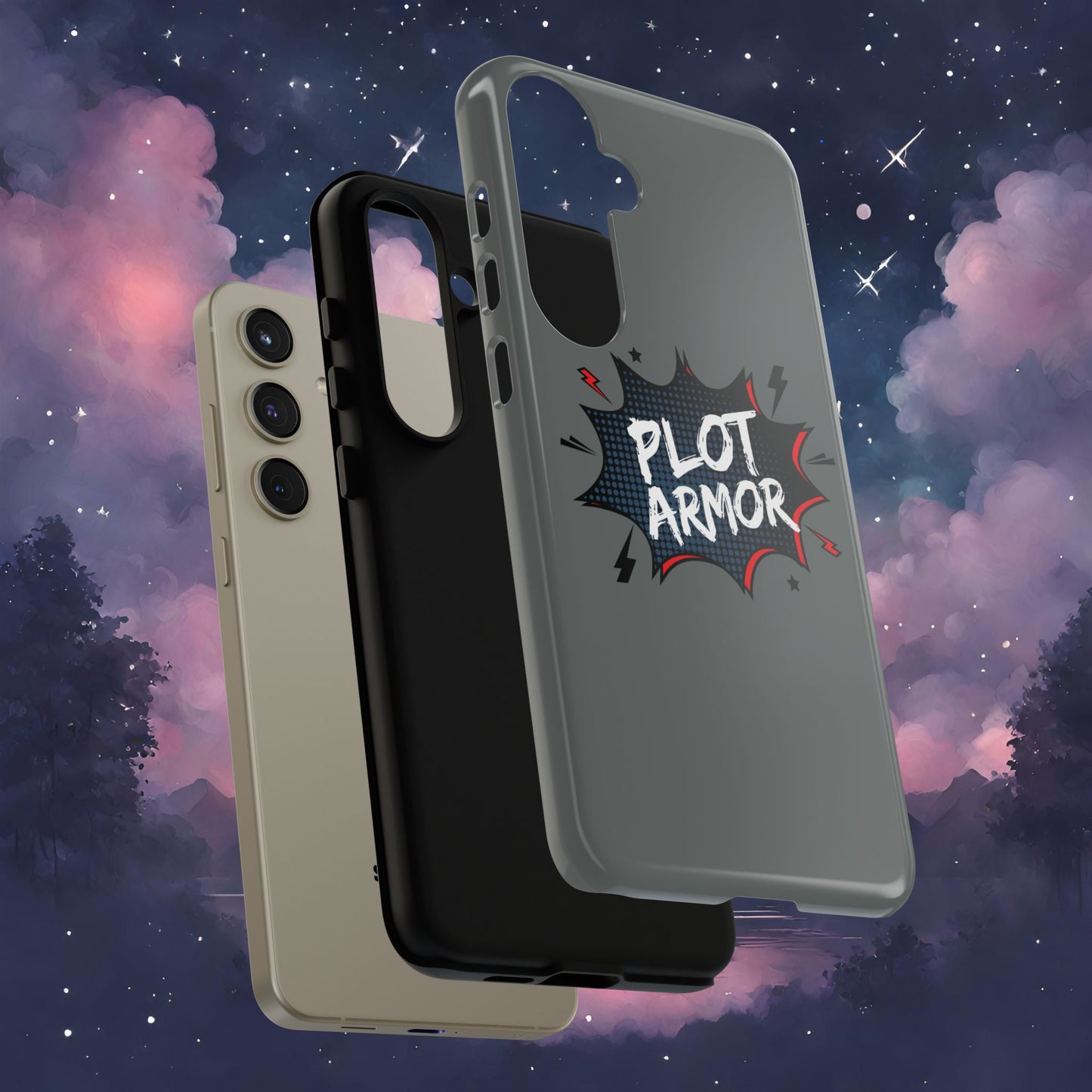 Plot Armor Phone Case | Tough Cases for Gamers, Gift for Nerds, Phone Accessories for Gamers, Protective Case, Playful Design