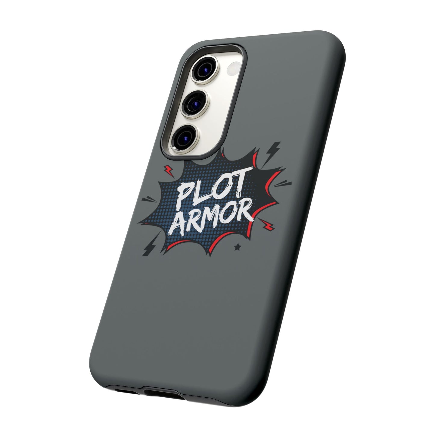 Plot Armor Phone Case | Tough Cases for Gamers, Gift for Nerds, Phone Accessories for Gamers, Protective Case, Playful Design