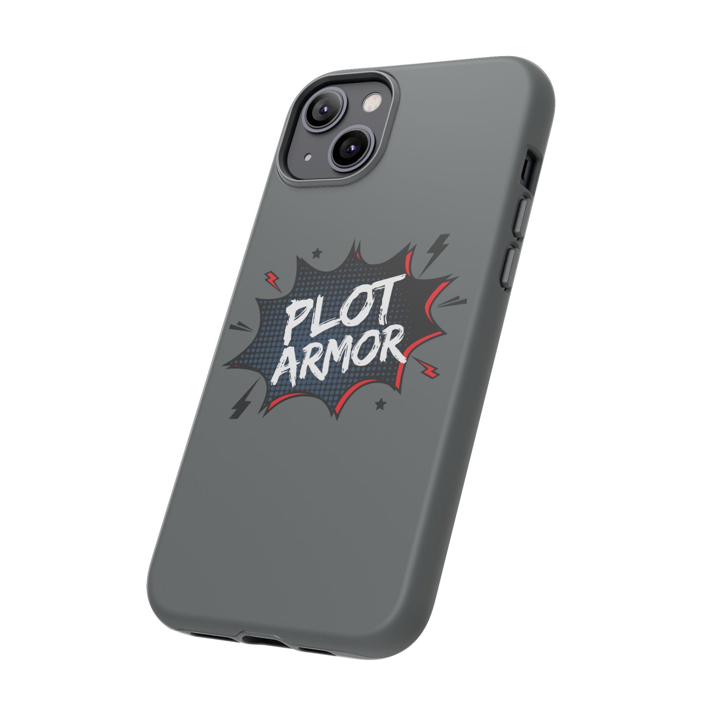 Plot Armor Phone Case | Tough Cases for Gamers, Gift for Nerds, Phone Accessories for Gamers, Protective Case, Playful Design