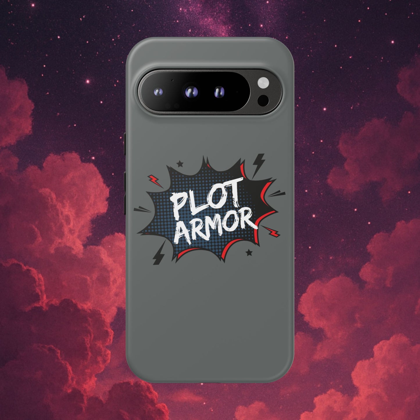 Plot Armor Phone Case | Tough Cases for Gamers, Gift for Nerds, Phone Accessories for Gamers, Protective Case, Playful Design
