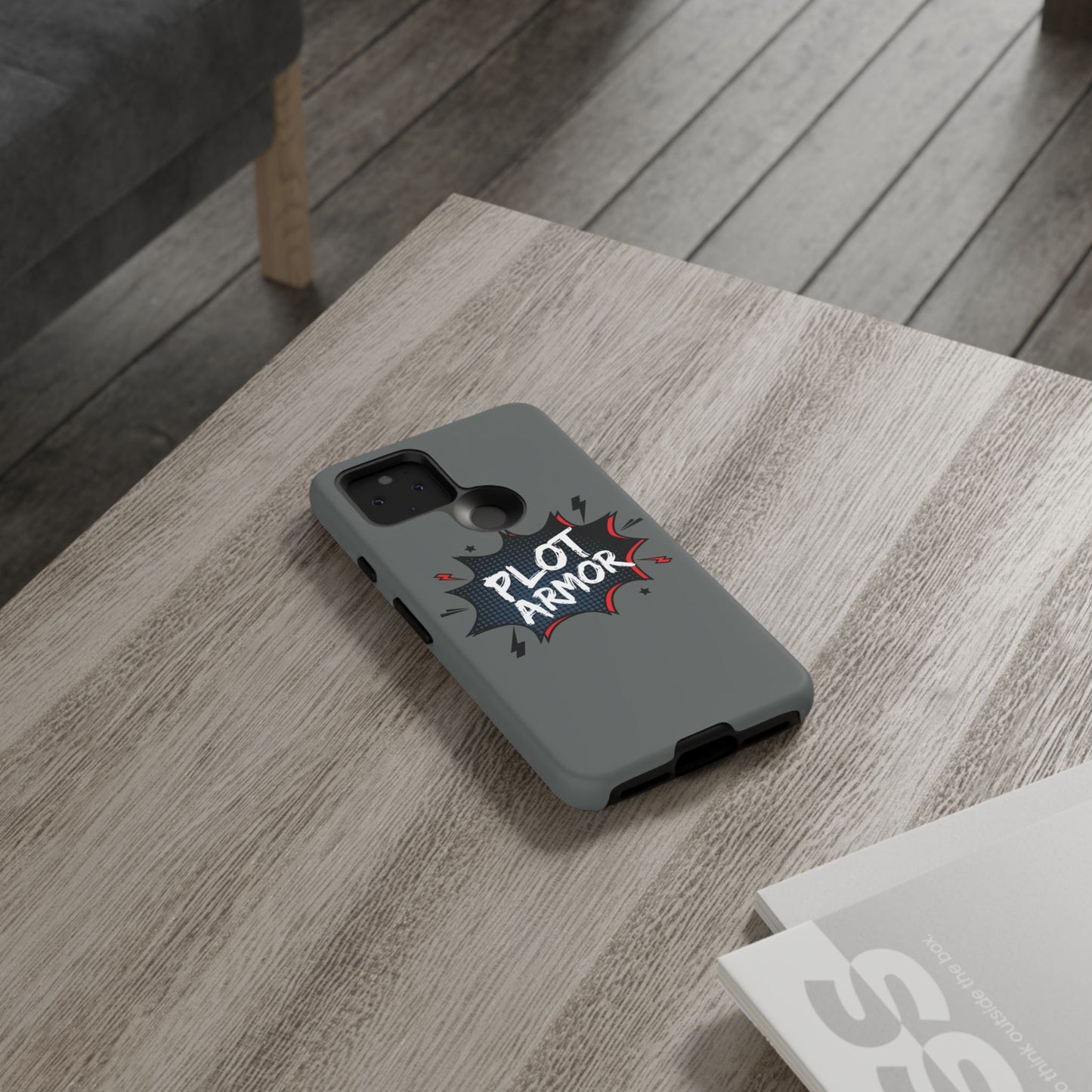 Plot Armor Phone Case | Tough Cases for Gamers, Gift for Nerds, Phone Accessories for Gamers, Protective Case, Playful Design