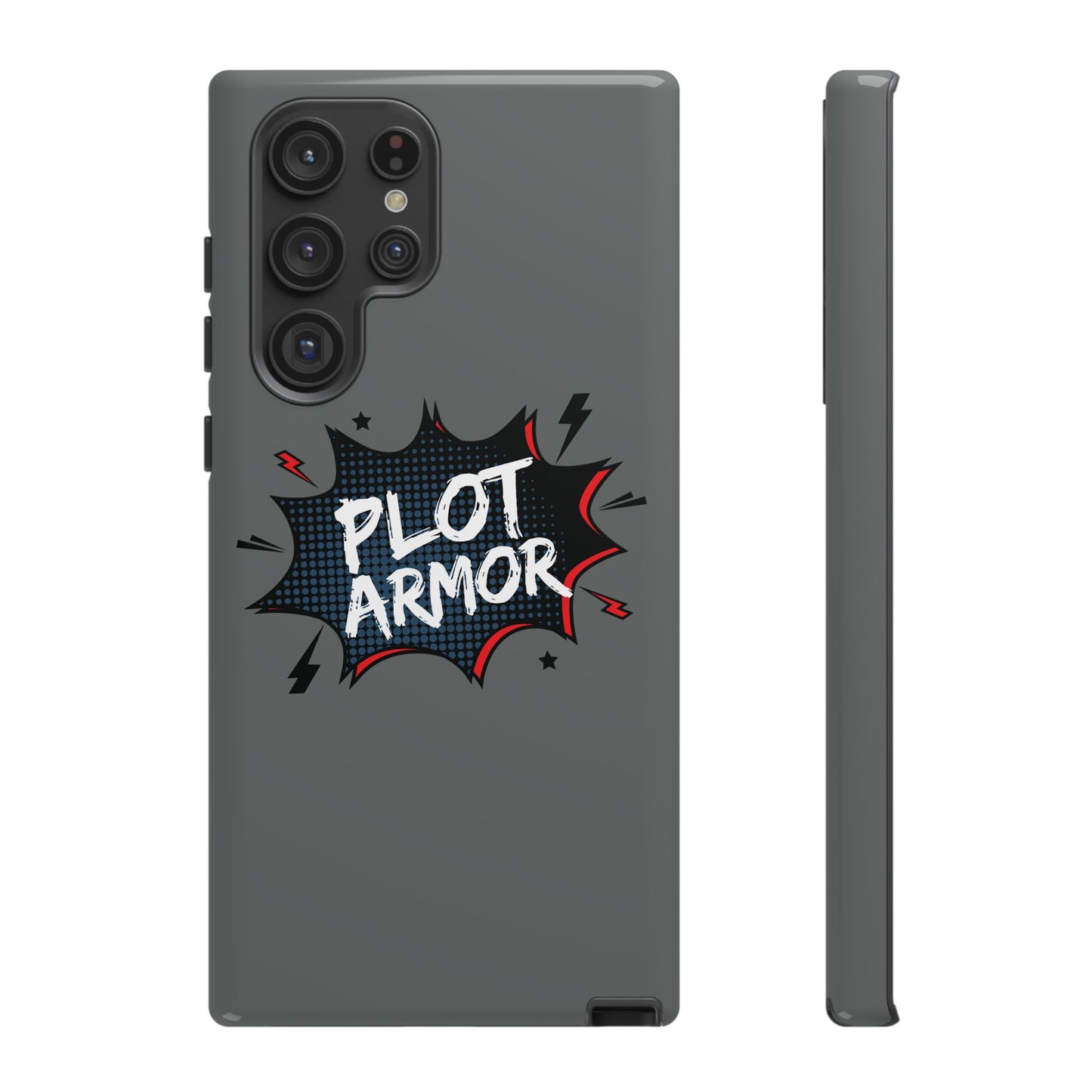 Plot Armor Phone Case | Tough Cases for Gamers, Gift for Nerds, Phone Accessories for Gamers, Protective Case, Playful Design