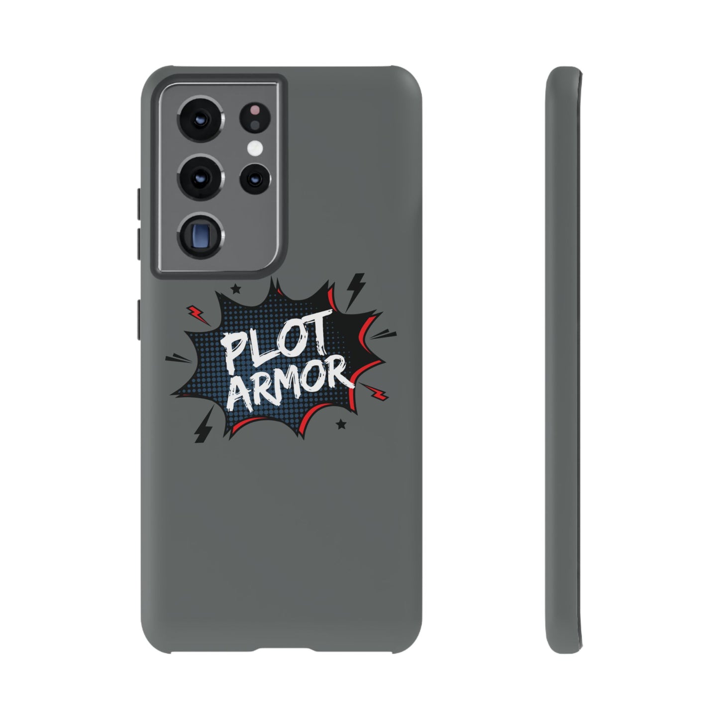 Plot Armor Phone Case | Tough Cases for Gamers, Gift for Nerds, Phone Accessories for Gamers, Protective Case, Playful Design