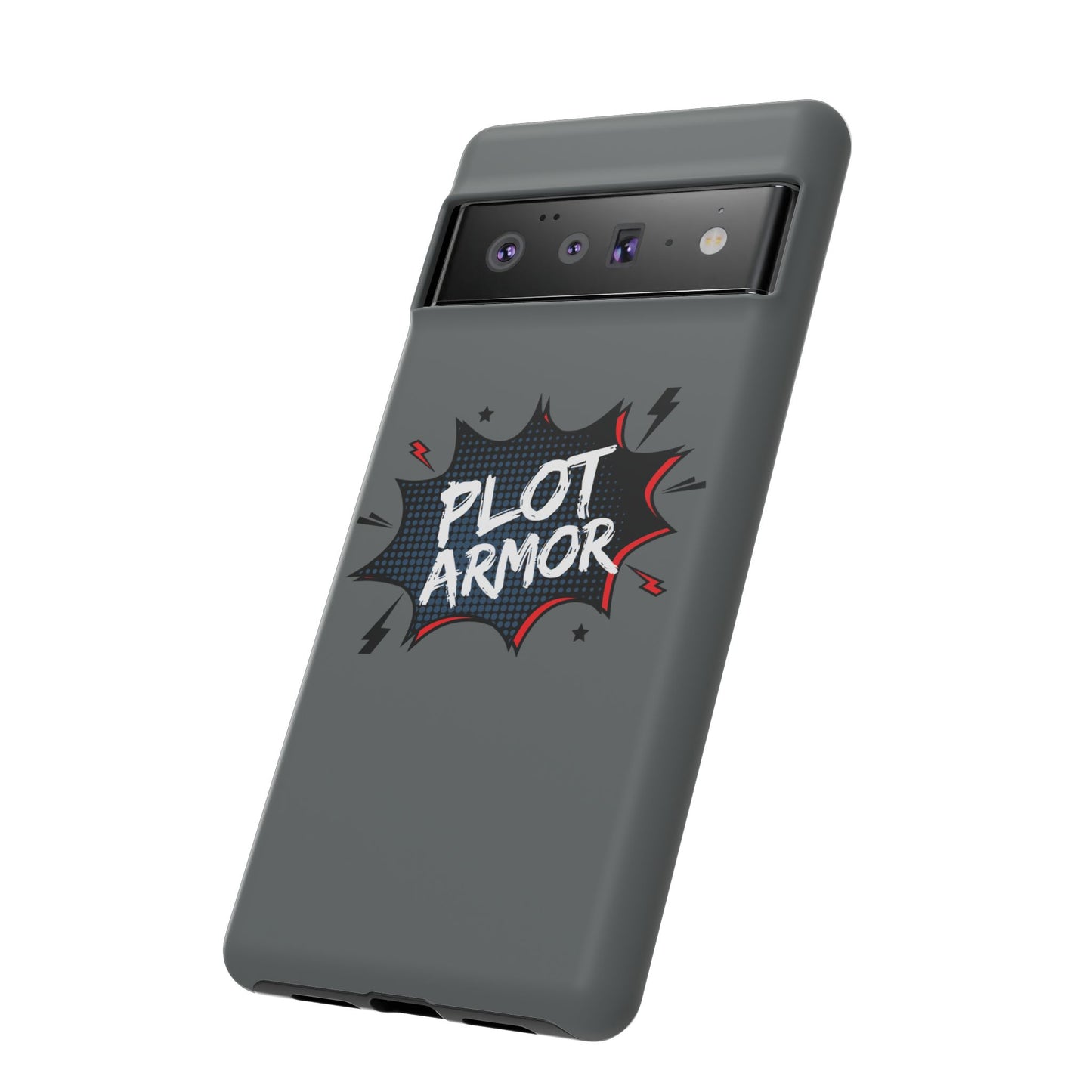 Plot Armor Phone Case | Tough Cases for Gamers, Gift for Nerds, Phone Accessories for Gamers, Protective Case, Playful Design