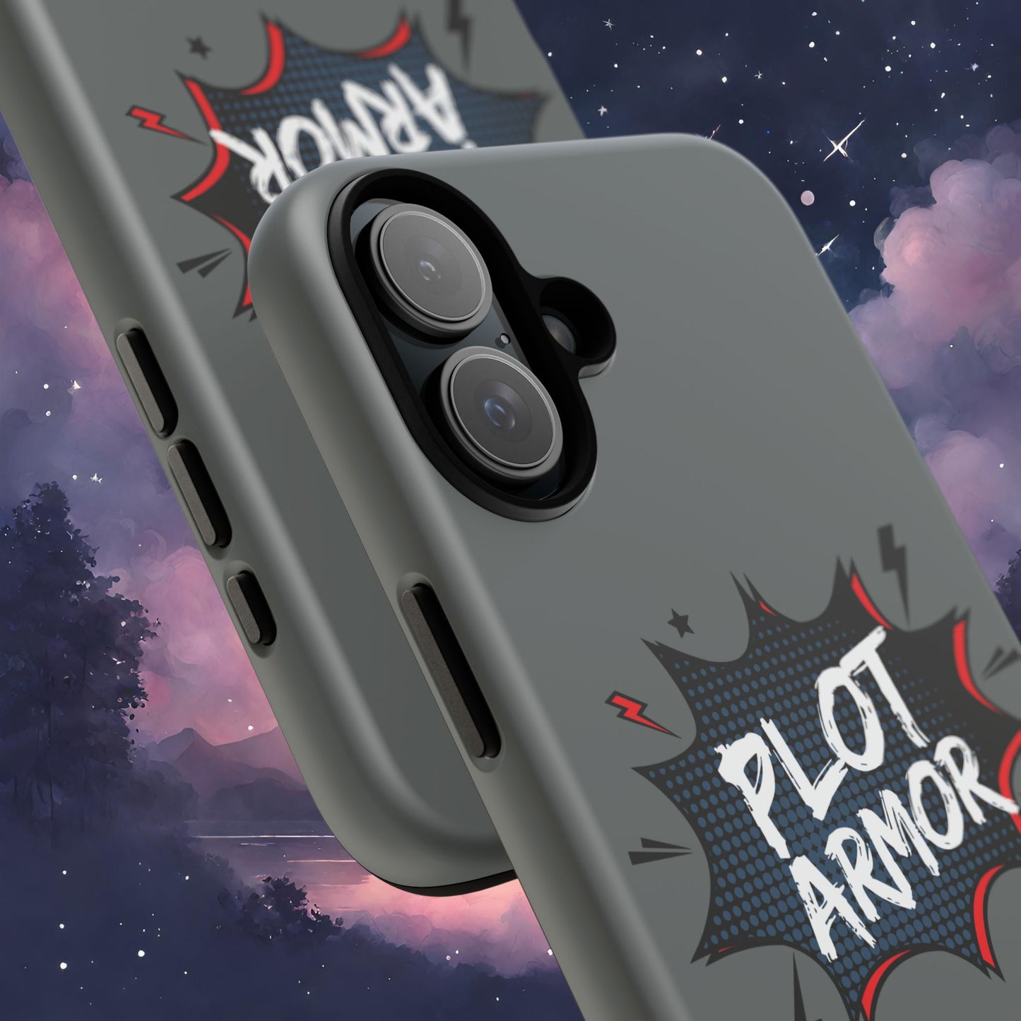 Plot Armor Phone Case | Tough Cases for Gamers, Gift for Nerds, Phone Accessories for Gamers, Protective Case, Playful Design