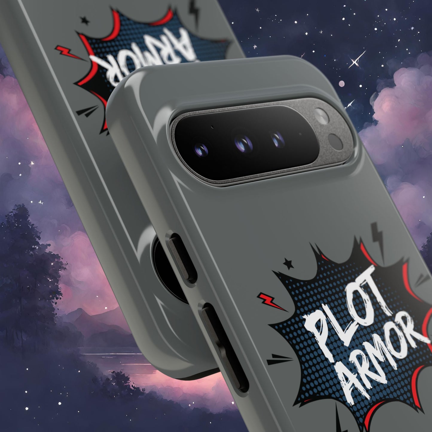 Plot Armor Phone Case | Tough Cases for Gamers, Gift for Nerds, Phone Accessories for Gamers, Protective Case, Playful Design