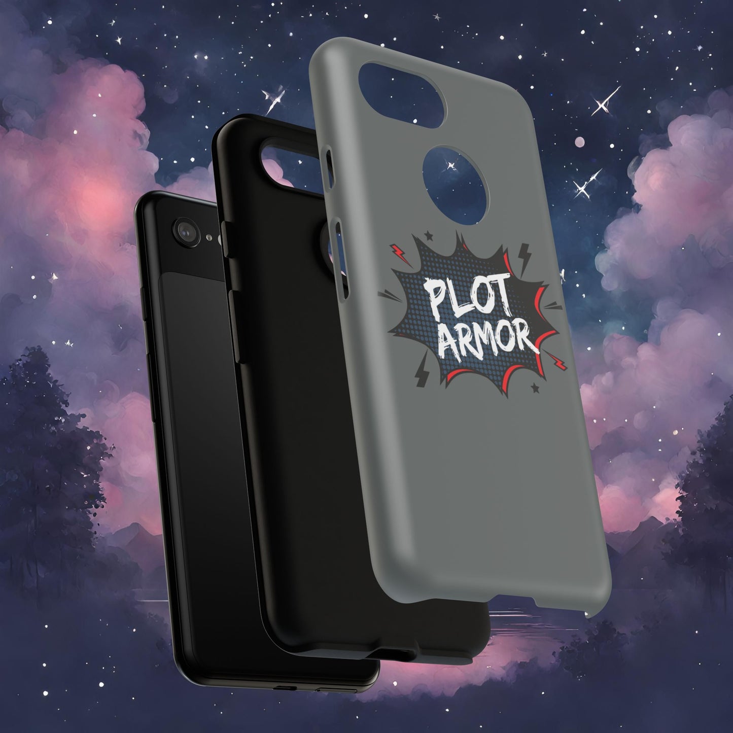 Plot Armor Phone Case | Tough Cases for Gamers, Gift for Nerds, Phone Accessories for Gamers, Protective Case, Playful Design