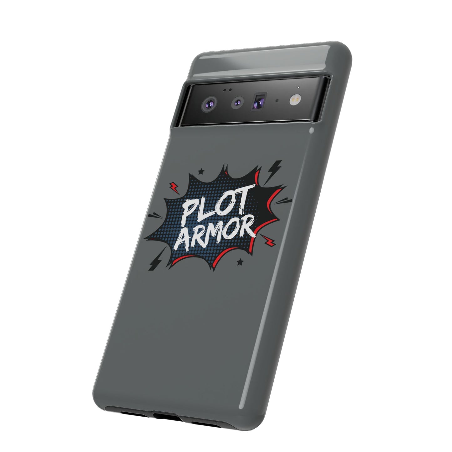 Plot Armor Phone Case | Tough Cases for Gamers, Gift for Nerds, Phone Accessories for Gamers, Protective Case, Playful Design