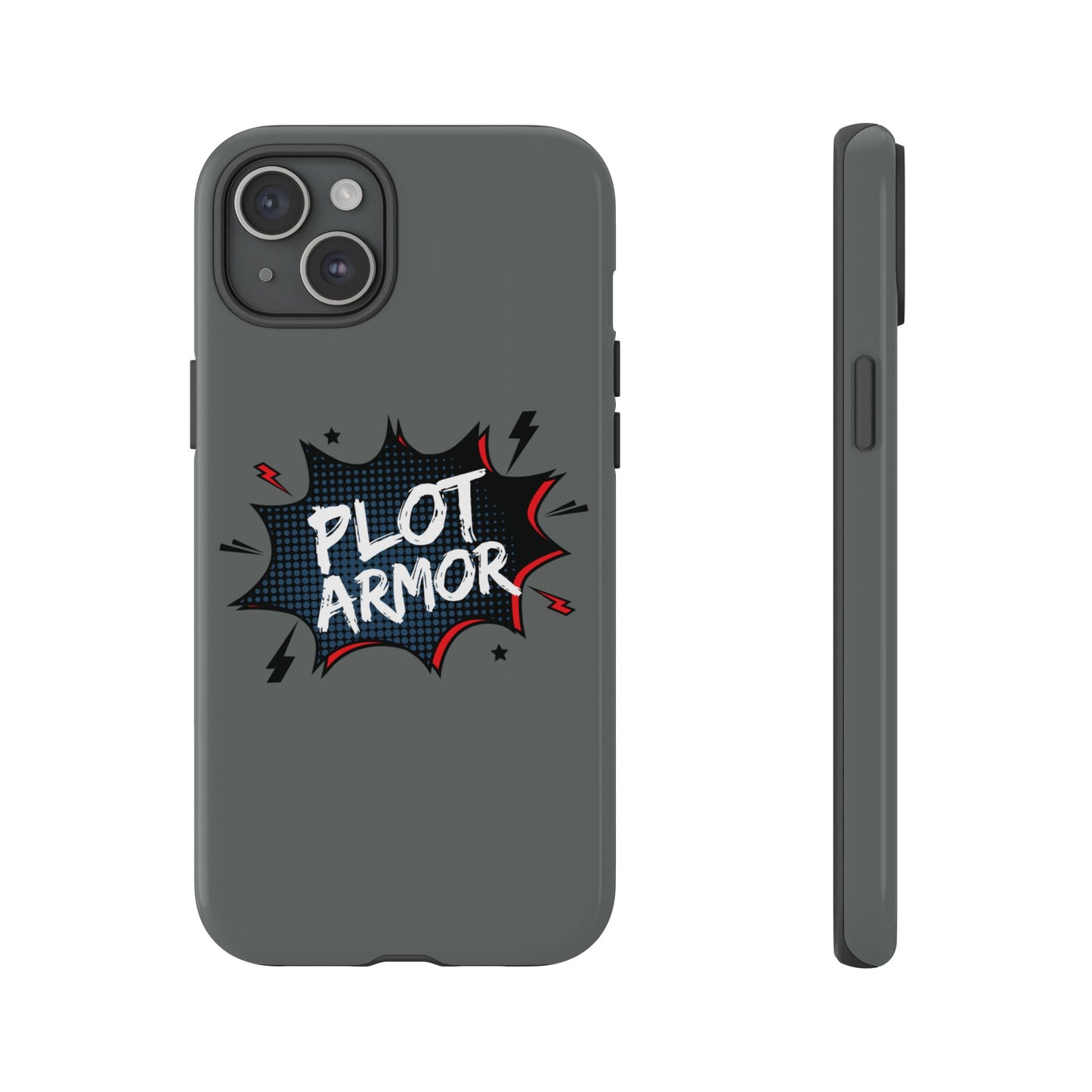 Plot Armor Phone Case | Tough Cases for Gamers, Gift for Nerds, Phone Accessories for Gamers, Protective Case, Playful Design