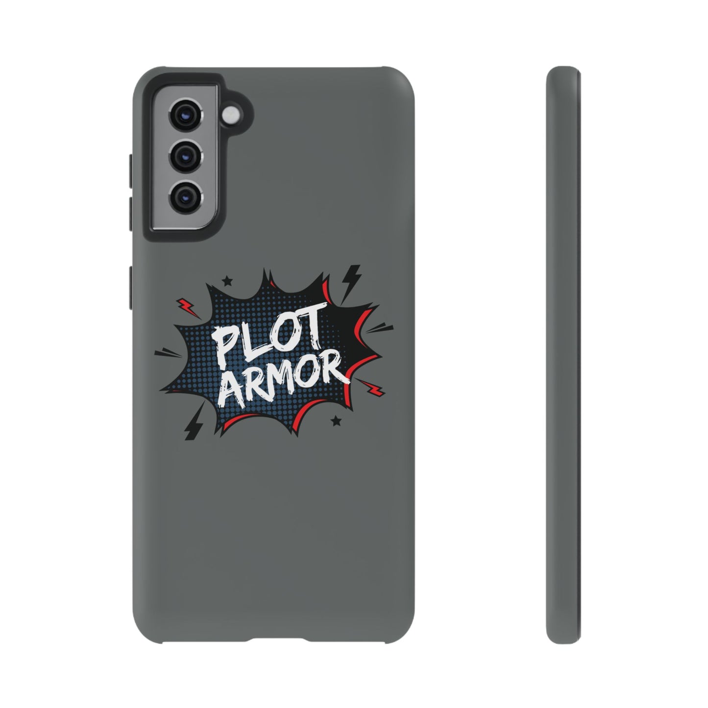 Plot Armor Phone Case | Tough Cases for Gamers, Gift for Nerds, Phone Accessories for Gamers, Protective Case, Playful Design