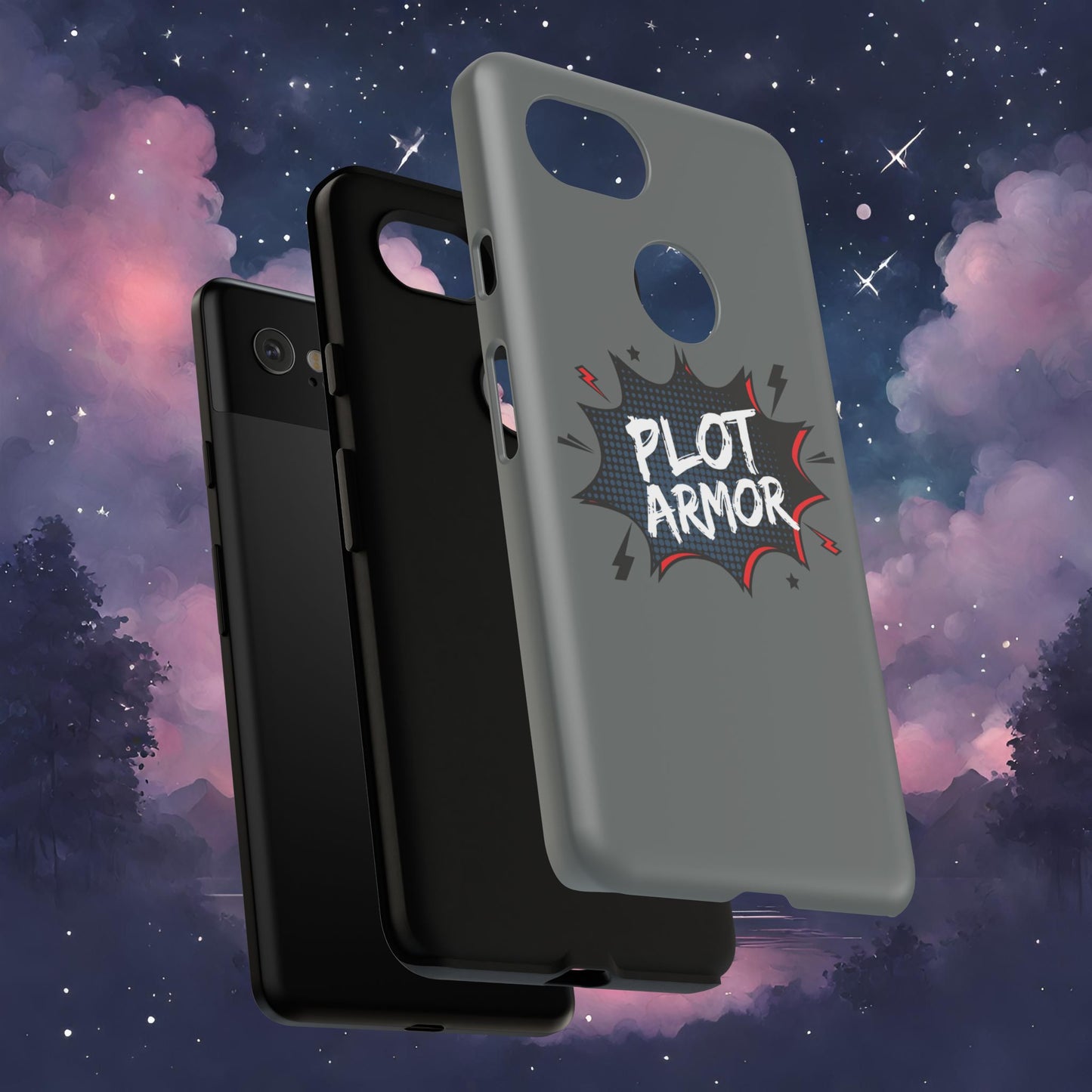 Plot Armor Phone Case | Tough Cases for Gamers, Gift for Nerds, Phone Accessories for Gamers, Protective Case, Playful Design