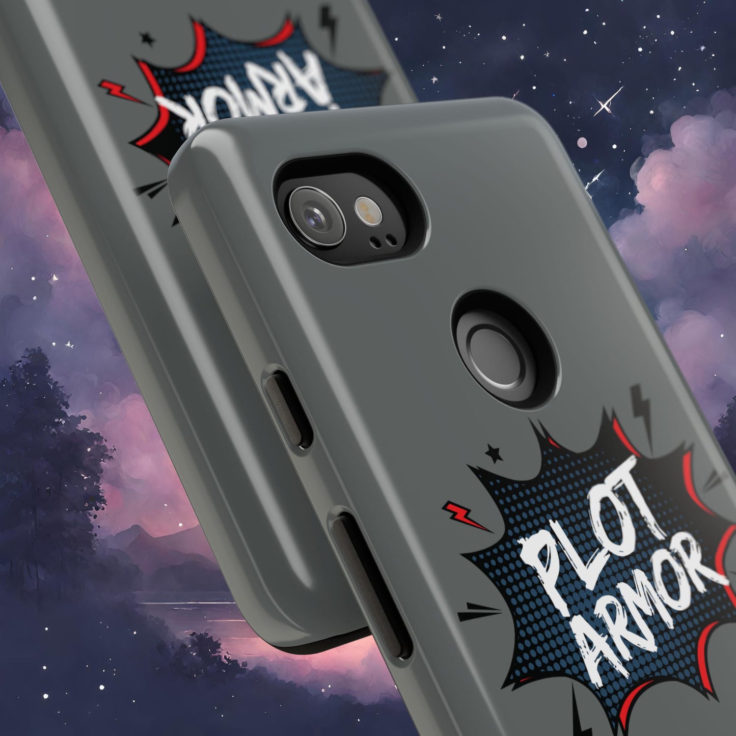 Plot Armor Phone Case | Tough Cases for Gamers, Gift for Nerds, Phone Accessories for Gamers, Protective Case, Playful Design