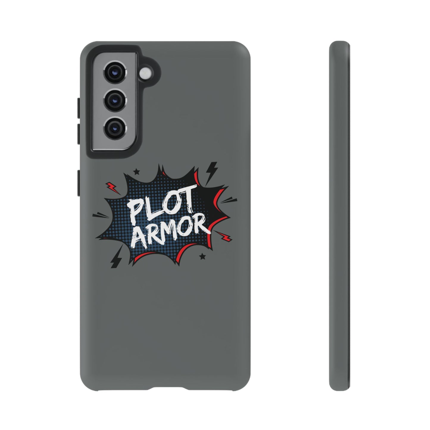 Plot Armor Phone Case | Tough Cases for Gamers, Gift for Nerds, Phone Accessories for Gamers, Protective Case, Playful Design