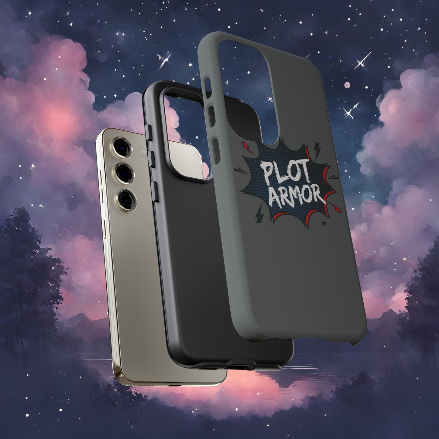 Plot Armor Phone Case | Tough Cases for Gamers, Gift for Nerds, Phone Accessories for Gamers, Protective Case, Playful Design