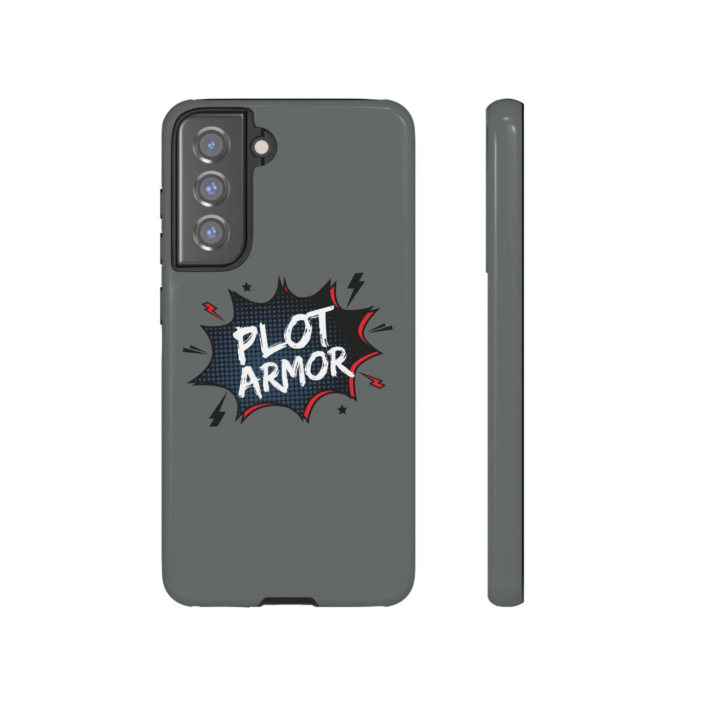 Plot Armor Phone Case | Tough Cases for Gamers, Gift for Nerds, Phone Accessories for Gamers, Protective Case, Playful Design