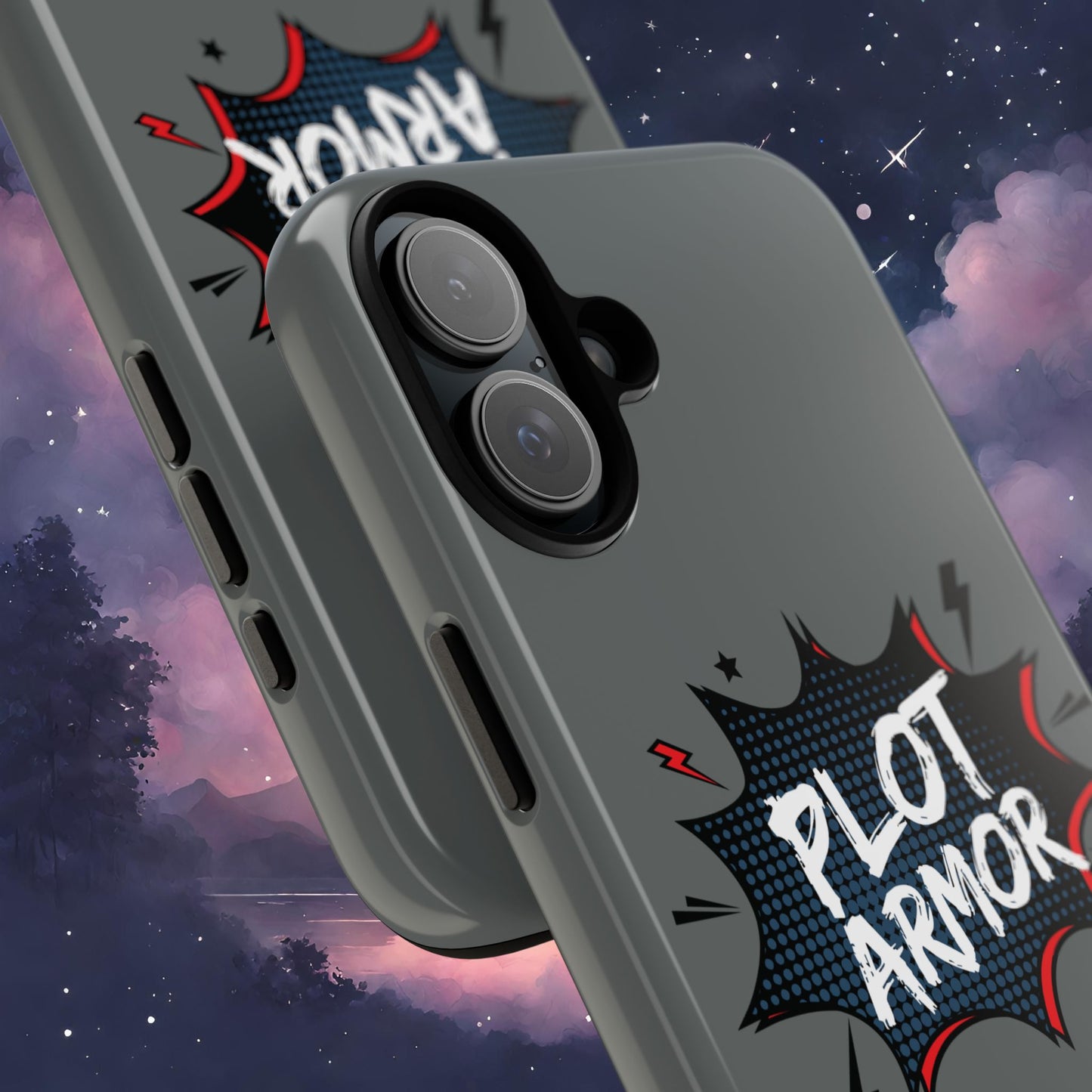 Plot Armor Phone Case | Tough Cases for Gamers, Gift for Nerds, Phone Accessories for Gamers, Protective Case, Playful Design