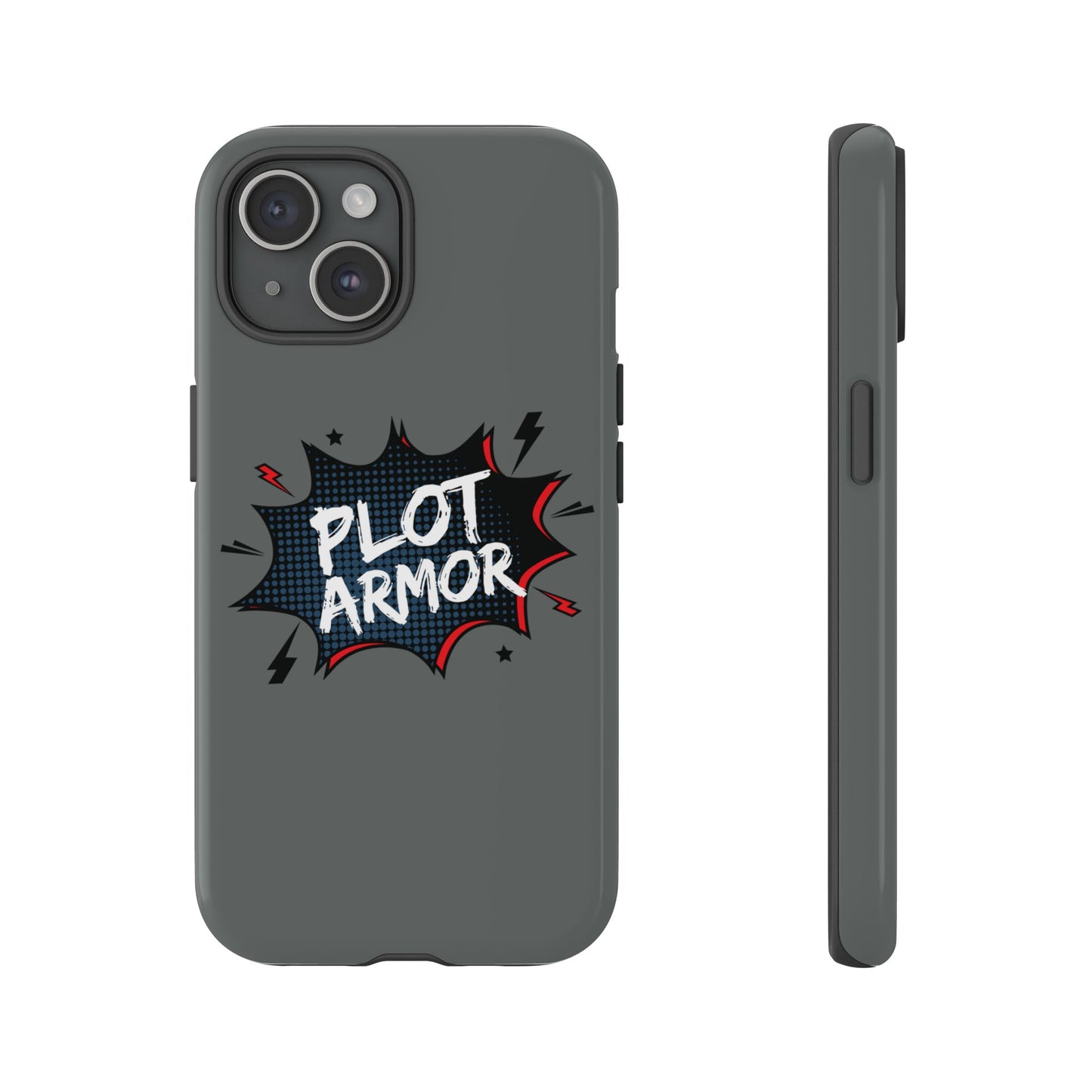Plot Armor Phone Case | Tough Cases for Gamers, Gift for Nerds, Phone Accessories for Gamers, Protective Case, Playful Design