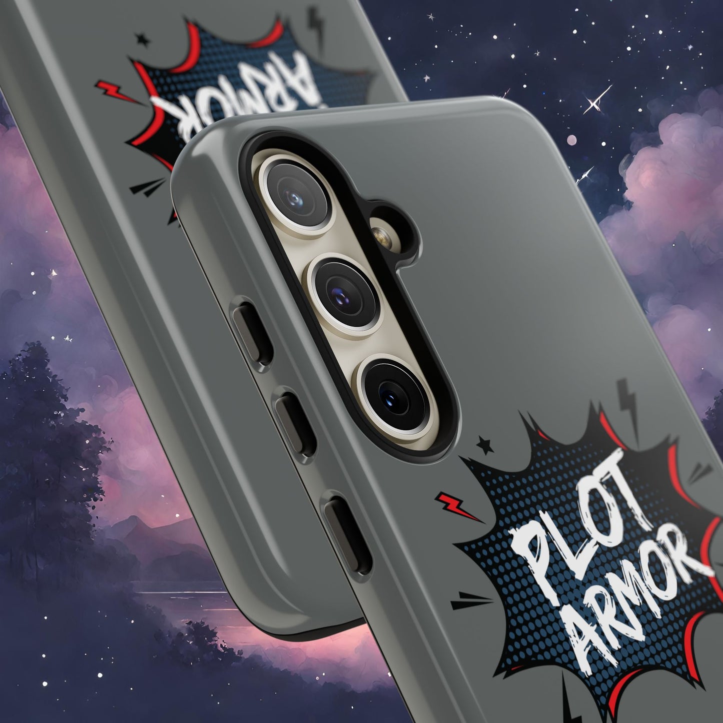 Plot Armor Phone Case | Tough Cases for Gamers, Gift for Nerds, Phone Accessories for Gamers, Protective Case, Playful Design