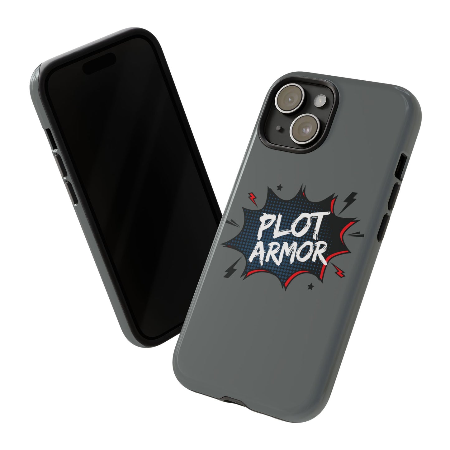 Plot Armor Phone Case | Tough Cases for Gamers, Gift for Nerds, Phone Accessories for Gamers, Protective Case, Playful Design