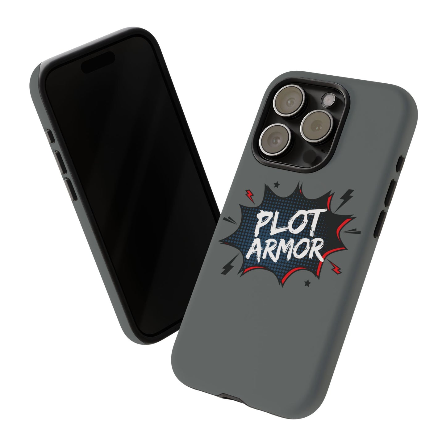 Plot Armor Phone Case | Tough Cases for Gamers, Gift for Nerds, Phone Accessories for Gamers, Protective Case, Playful Design