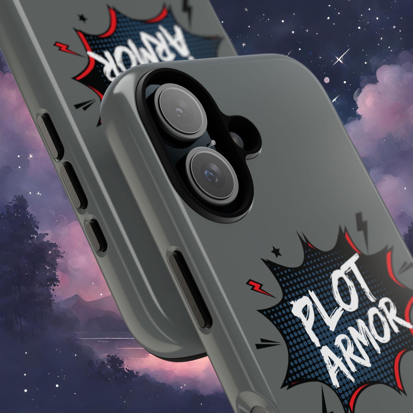 Plot Armor Phone Case | Tough Cases for Gamers, Gift for Nerds, Phone Accessories for Gamers, Protective Case, Playful Design