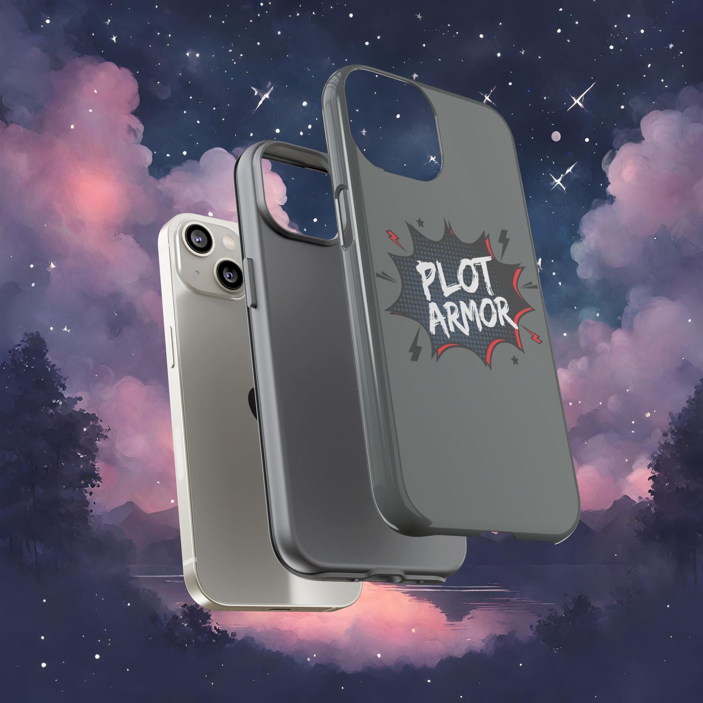 Plot Armor Phone Case | Tough Cases for Gamers, Gift for Nerds, Phone Accessories for Gamers, Protective Case, Playful Design
