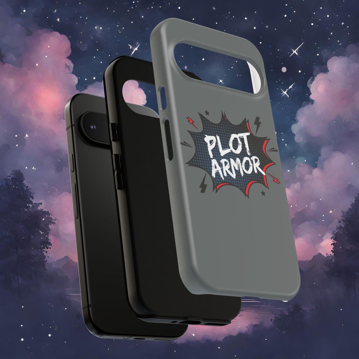 Plot Armor Phone Case | Tough Cases for Gamers, Gift for Nerds, Phone Accessories for Gamers, Protective Case, Playful Design