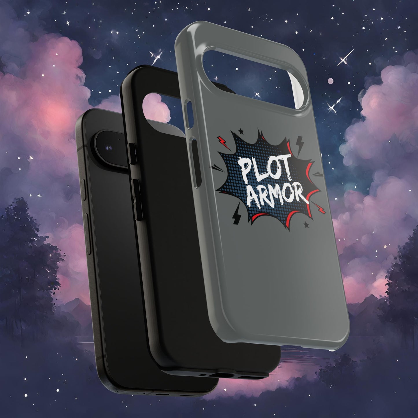 Plot Armor Phone Case | Tough Cases for Gamers, Gift for Nerds, Phone Accessories for Gamers, Protective Case, Playful Design