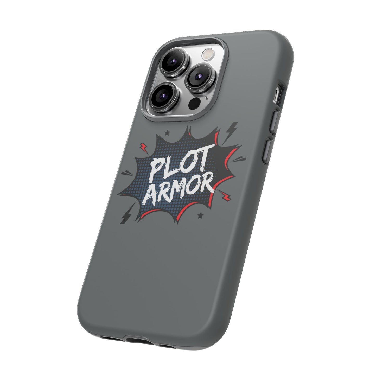 Plot Armor Phone Case | Tough Cases for Gamers, Gift for Nerds, Phone Accessories for Gamers, Protective Case, Playful Design